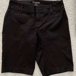 I.N.C. International Concepts 10” Bermuda trousers Women’s size 0 black NEWWOT
